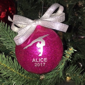 3&quot; Personalized Gymnastics/Gymnast Christmas Ornament Gymnastics Team Gift