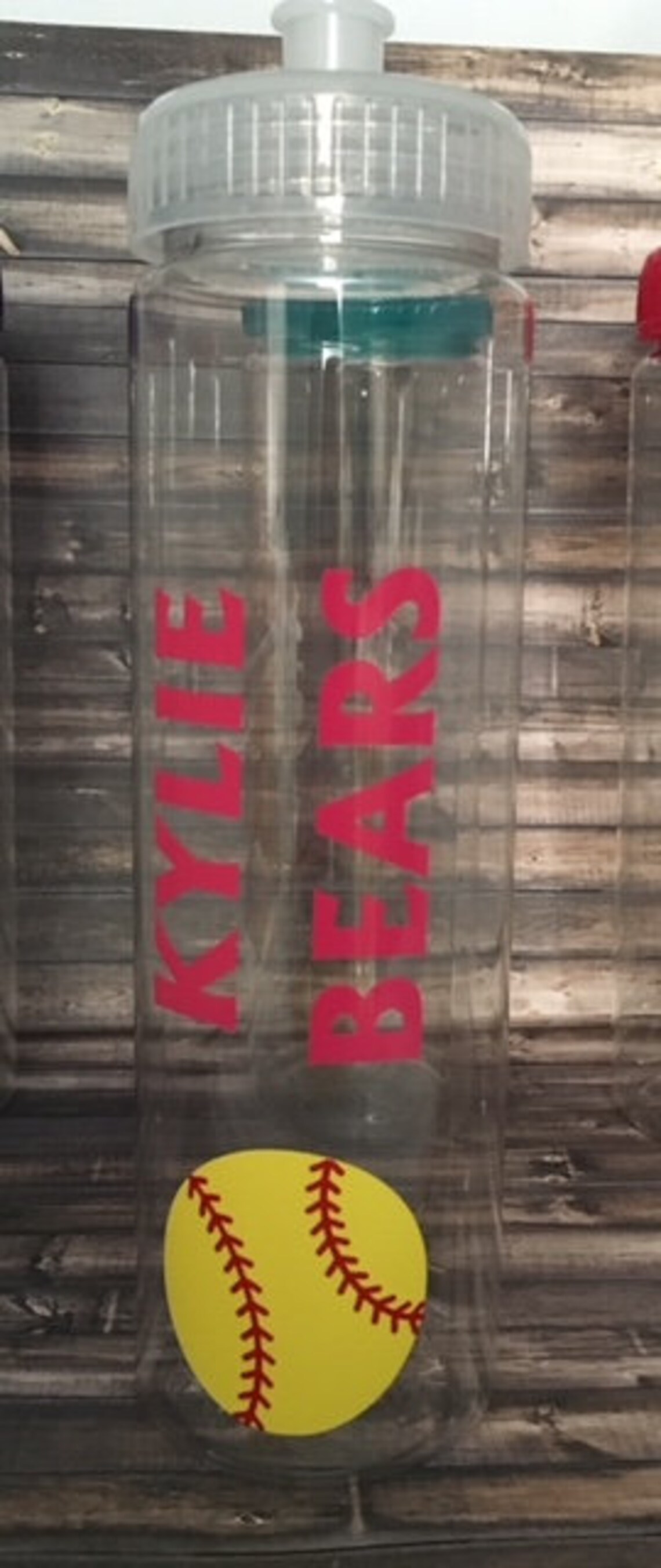 25 oz. Softball Personalized Water bottles/Sports Water Etsy