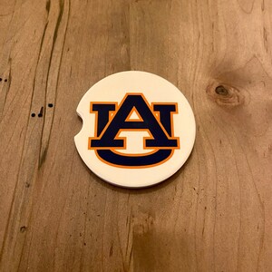 Auburn University/Auburn Tigers/AU/Aubie/War Eagle Sandstone Car Coaster/Car Cup Holder