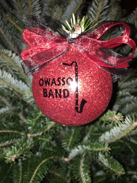 Ornament - Black - PERSONALIZED Bass Ornament - Black - PERSONALIZED Bass