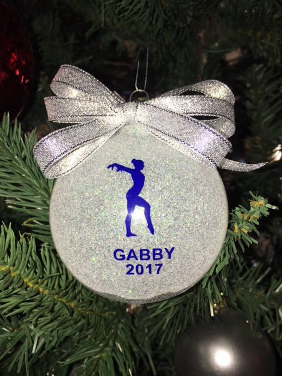 Gymnastics Gymnast Personalized Christmas Ornament