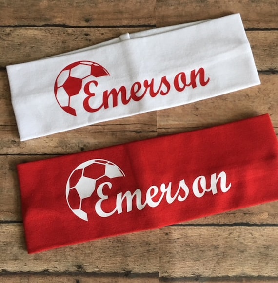 Personalized 2.5 Soccer Goalie HeadbandSoccer TeamSoccer Player 38 Headband Colors to Pick From!