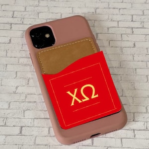 Chi Omega Tarjeta de teléfono celular Caddy/Holder