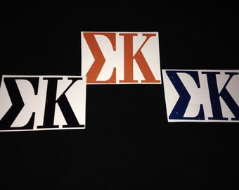 Sigma Kappa SororityDecal 3x4&quot;