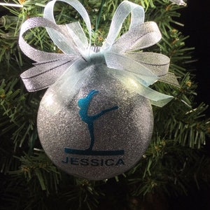 4&quot; Personalized Gymnastics/Gymnast Christmas Ornament Gymnastics Team Gift