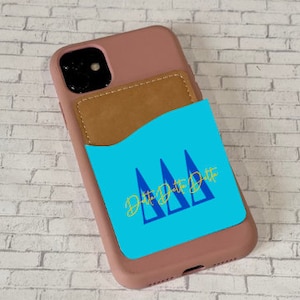 Delta Delta Delta / Tri Delta Tarjeta de teléfono celular Caddy/Holder