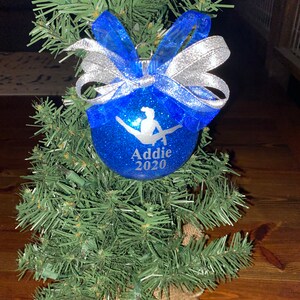 3&quot; Gymnastics/Gymnast Personalized Christmas Ornament Gymnastics Team Gift