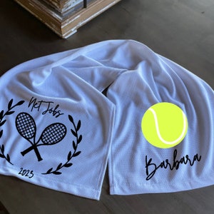 Tennis Team/Tennis Player/Tennis/Tennis Tournament  Personalized Cooling Towel and Bottle Holder
