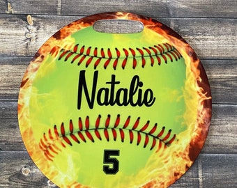 Custom Softball/Softball Team/Softball Player/ Sports Team Personalized Luggage Tag/Bag Tag