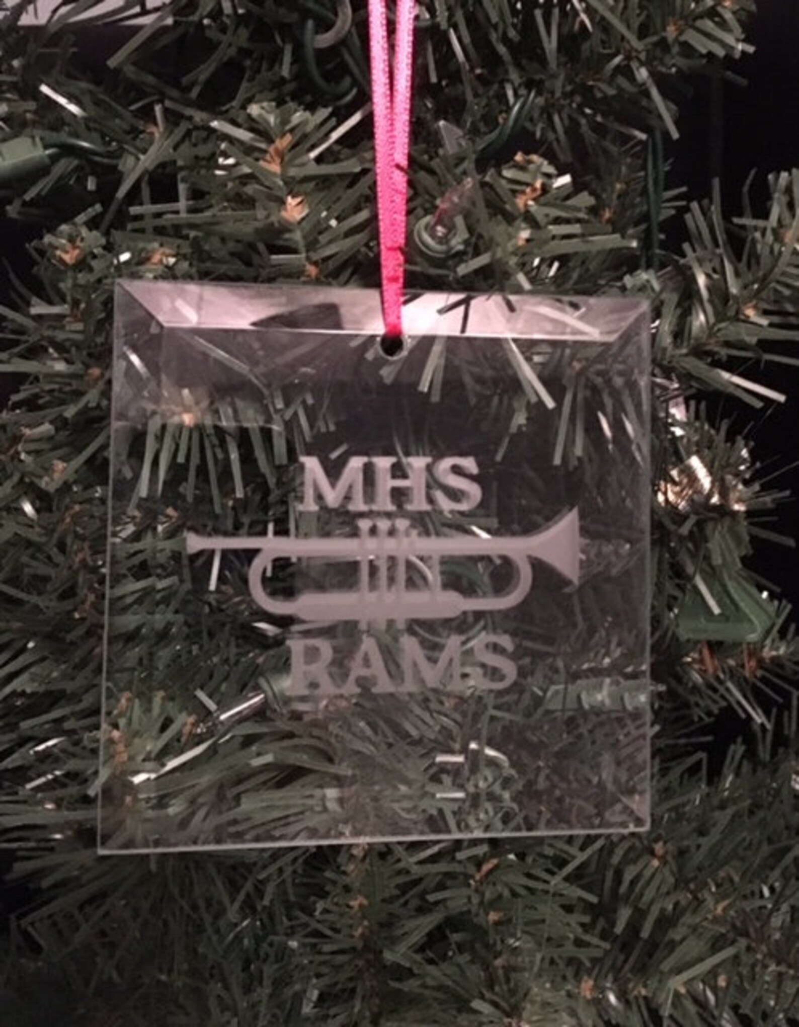 Band Ornament/marching Band/instrument Personalized Glass Etsy