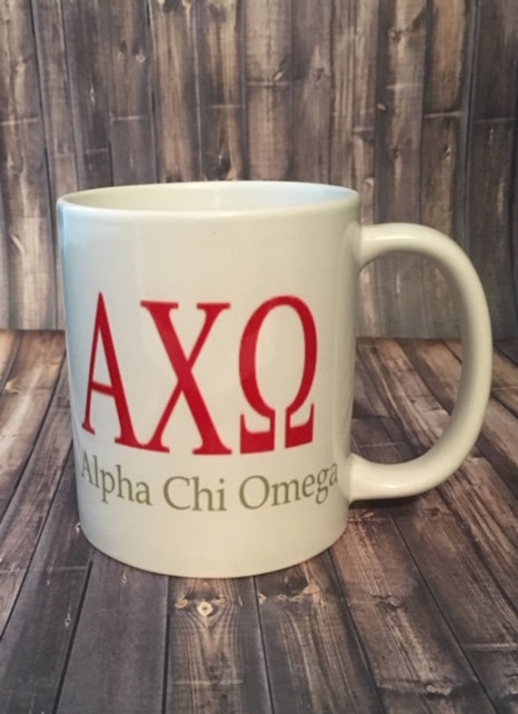 Alpha Chi Omega Coffee Mug 3 Different Sizes Available Officially Licensed  - Etsy