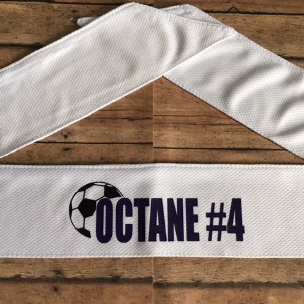 Soccer Tieback Moisture Wicking Sports Headband 2.5" Wide Lots of Colors