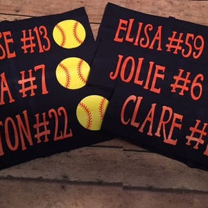 Softball 2.5" Personalized Name Headband/Team Name Sports Headband/ Softball Player/Softball Team/Travel Team Headband