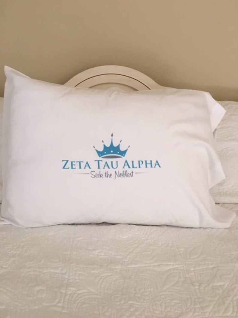 Download Zeta Tau Alpha Sorority Personalized Standard Pillowcase Bedding Home Living