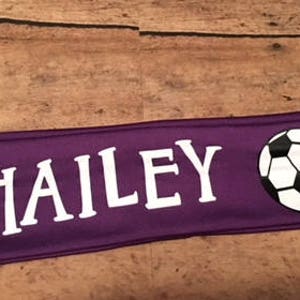 Personalized 2" Wide Silicone Line High Quality Stretch Soccer Headband