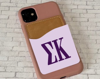 Sigma Kappa Cell Phone Card Caddy/Holder