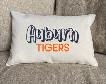 Custom Auburn Pillow/Auburn University Pillow Pillow/Auburn Tigers Pillow/Auburn Pillow