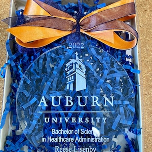 Auburn University/AU/Auburn 4” Custom Engraved Samford Hall Christmas Ornament/Graduation Gift/Sorority Gift/Auburn Student