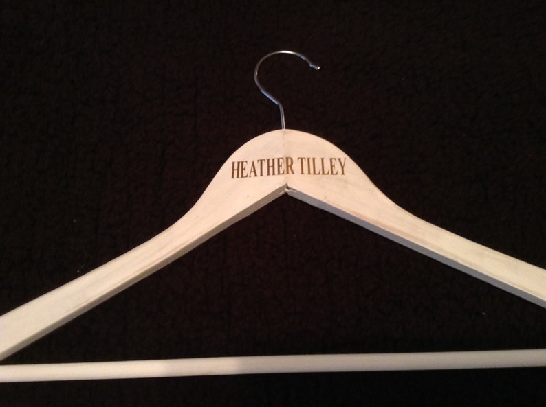 First White Coat Hanger Etsy