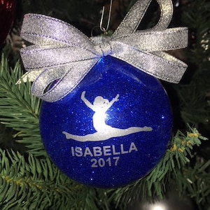 3&quot; Personalized Gymnastics/Gymnast Christmas Ornament Gymnastics Team Gift