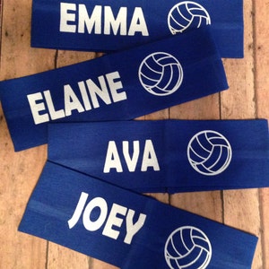 Volleyball/Volleyball Team/Volleyball Player Personalized 2.5" Wide Headbands