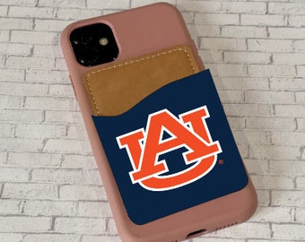 Auburn University/AU/Auburn Tigers Cell Phone Card Caddy/Holder