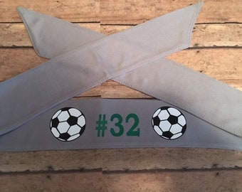 Soccer Tieback Moisture Wicking Sports Headband 2.5&quot; Wide Lots of Colors/Soccer Headband/Soccer Tieback Headband/Soccer Travel Team Gift