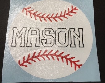 Personalized Baseball Decal/Baseball Player Decal/Baseball Team Decal