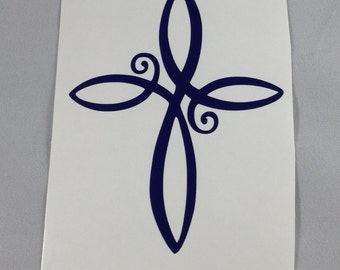 Cross Decal 3x4"