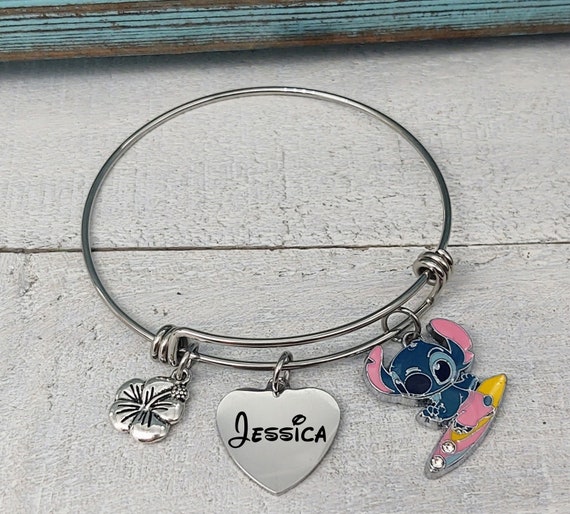 Lilo and deals stitch charm bracelet