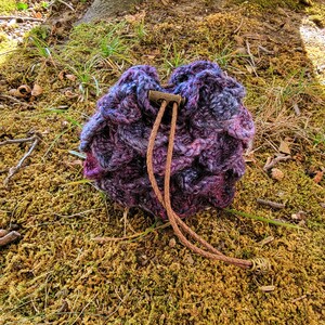 Dragon Scale Dice Bag Twilight