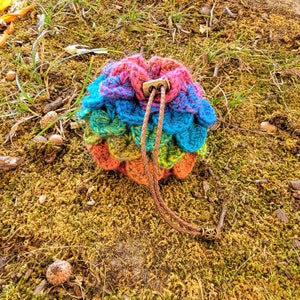 Dragon Scale Dice Bag Rainbow Sprinkles
