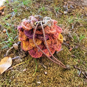 Dragon Scale Dice Bag Autumnal