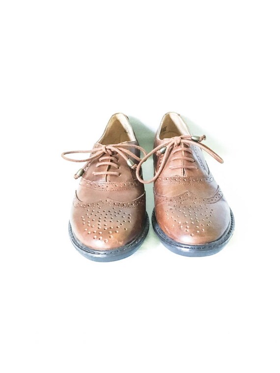 Men's Pesaro wingtip leather shoes size 10M Men's brown oxford dress shoes brogue details size 10 Men's Pesaro wingtip leather shoes size 10M Men's brown oxford dress shoes brogue details size 10