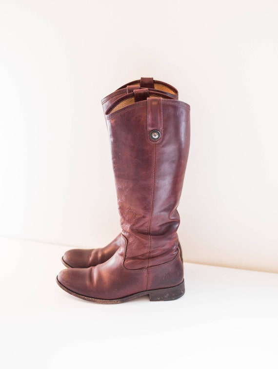 women's genuine leather riding boots