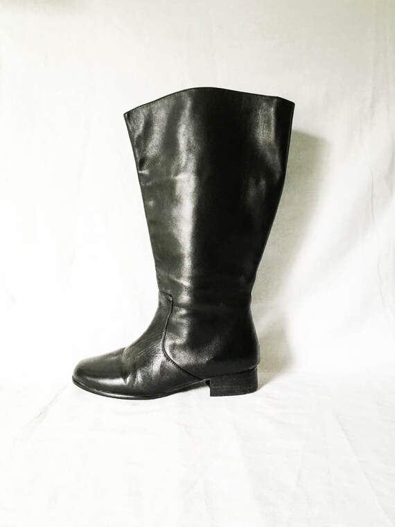 Ros Hommerson Maine Women/'s Black Leather Dress Boots