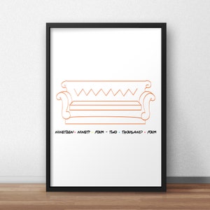 Minimalist Friends Poster Printable Download