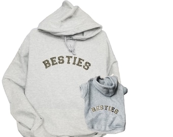 Matching dog & owner set, human and pet matching clothing, dog and owner matching hoodies, matching dog hoody x small dogs to 6XL