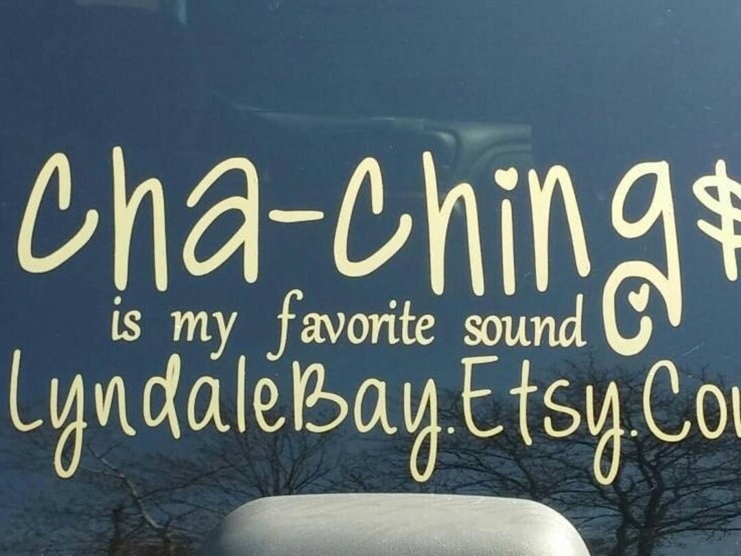 Car Decal for Business Logo, Business Decal for Car, Etsy Seller Cha