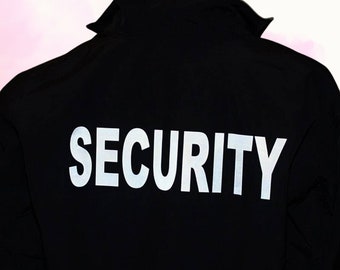 Reflective Lettering Iron on, DIY Reflective details for EMS jackets, Security, Police, Runners, Joggers, Dog Walking