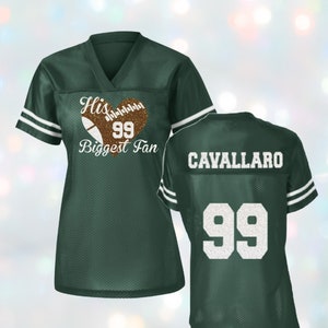 Glitter Football Jersey: Custom Sparkly Bling Jersey for Women