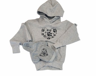Matching Pet and owner clothing,, Matching Dog shirt ,dog and owner sweaters, dog hoodie, matching dog and owner set