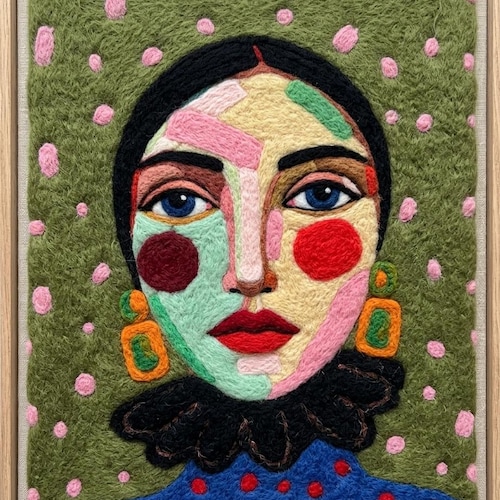 オリジナルグラフィティポップアート絵画：キャンバスに描かれた