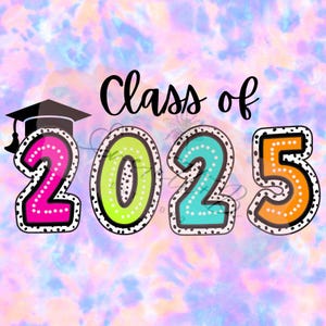 Colorful Dalmation Class Of 2025 PNG Senior Photo First Day Of School Il 300x300.6283773041 Tvmr