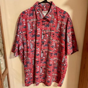 Vintage &quot;Kahala Avi Kiriaty&quot; Men&#39;s Aloha Shirt (2XL) - Made in Hawaii - 2000