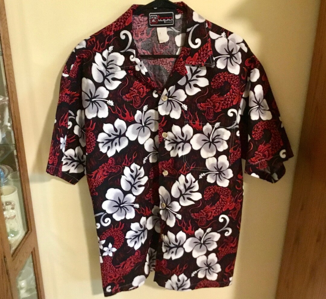 Tapa Tribal Men's Cotton Aloha Shirt