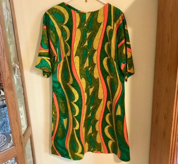 Vintage Handmade Aloha Muumuu Dress (L to XL) - T… - image 1