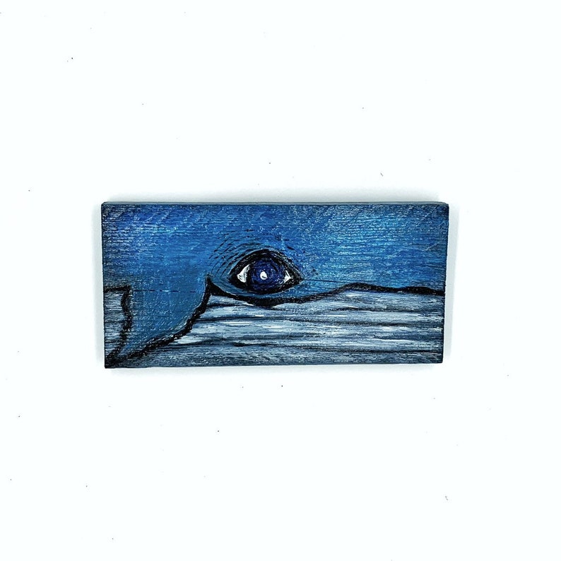 Whale Wall Art Up Close Humpback On Reclaimed Wood Painting