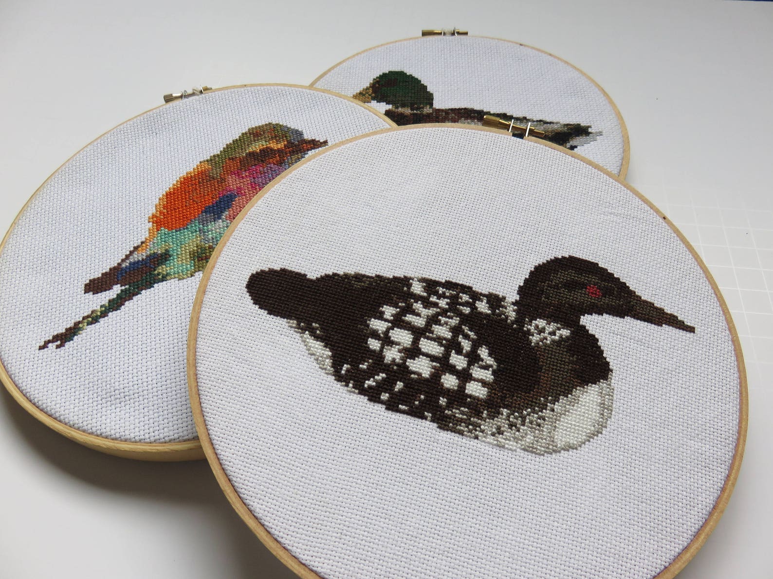 Portrait of a Loon Cross Stitch Pattern PDF Etsy