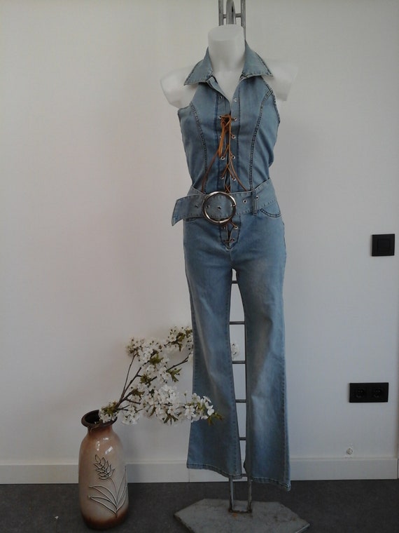 vintage suit onepiece jeans new from deadstock pla